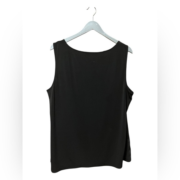 🟠Evan-Picone Black Sleeveless Blouse – XL - Picture 2 of 4